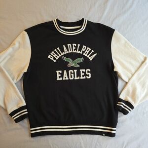 47 Philadelphia Eagles Mens Black Sierra Long Sleeve Sweatshirt NFL Football
